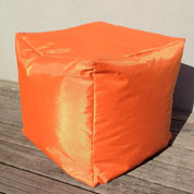 Pouf CUBE  Orange - Sunvibes